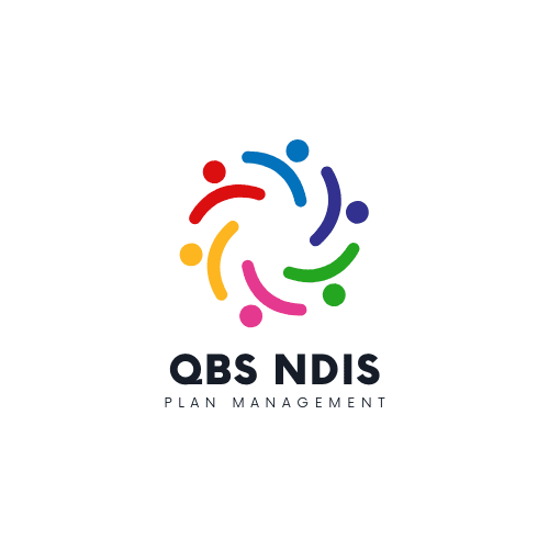 A logo of the qbs ndis plan management.